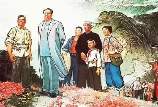 著名画作《毛主席重上井冈山》